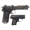Image 2 : Two European Semi-Automatic Pistols with Holsters -A) Steyr Model 1911 Pistol with Capture Papers