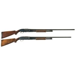 Two Winchester Model 12 Slide Action Shotguns -A) Winchester Model 12 Shotgun