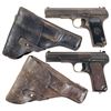 Image 1 : Two Tokarev Semi-Automatic Pistols with Holsters -A) Soviet TT-33 Pistol