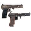 Image 2 : Two Tokarev Semi-Automatic Pistols with Holsters -A) Soviet TT-33 Pistol