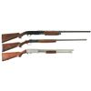 Image 1 : Three Sporting Shotguns -A) Browning BPS Field Model Slide Action 20 Gauge Shotgun