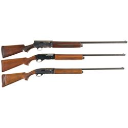 Three Remington Semi-Automatic Shotguns -A) Remington Model 11 Shotgun