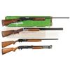 Image 1 : Four Shotguns -A) Remington Model 870 Wingmaster Slide Action Shotgun with Box