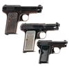 Image 2 : Three Beretta Semi-Automatic Pistols with Holsters -A) Italian Air Force Beretta Model 1922 Pistol