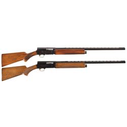 Two Belgian Browning Light 12 Semi-Automatic Shotguns - A) Browning Light 12 Shotgun