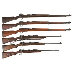 Six Bolt Action Military Rifles -A) Japanese Type 38 Rifle