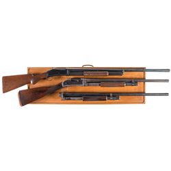 Two Winchester Slide Action Shotguns -A) Winchester Model 1893 Shotgun