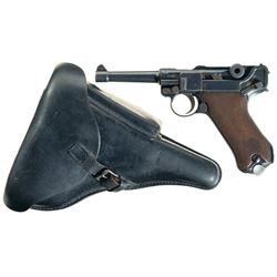 DWM 1917 Dated Luger Semi-Automatic Pistol with Holster