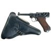Image 1 : DWM 1917 Dated Luger Semi-Automatic Pistol with Holster
