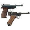 Image 2 : Two German Military Semi-Automatic Pistols with Holsters -A) Walther "ac 44" Code P-38 Pistol