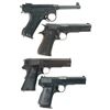 Image 2 : Four Semi-Automatic European Military Pistols -A) Swedish Husqvarna Lhati Model 40 Pistol