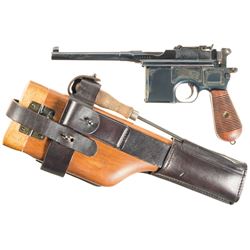 Mauser Broomhandle Semi-Automatic Pistol with Holster Stock