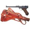 Image 1 : DWM 1917 Dated Artillery Luger Semi-Automatic Pistol with Holster and Stock