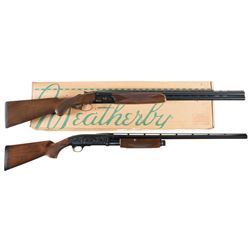 Two Shotguns -A) NRA Gun of the Year 2008 Edition Weatherby Orion Grade I Over/Under Shotgun with Bo