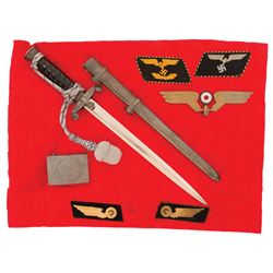 Fine Nazi Rail/Deutsch Reichsbahn Grouping, Including a First Pattern Klass Railroad Security Office