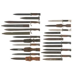 Twelve German Bayonets