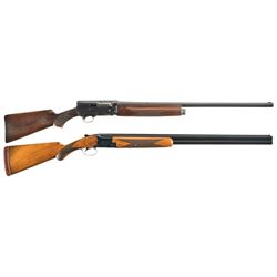 Two Sporting Shotguns -A) Remington Model 11 Semi-Automatic Shotgun