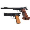Image 1 : Two Semi-Automatic Pistols -A) Hammerli Walther Olympia Target Pistol