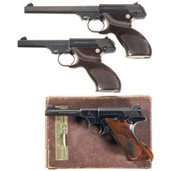 Three Semi-Automatic Sporting Pistols -A) J.C. Higgins Model 80 Pistol