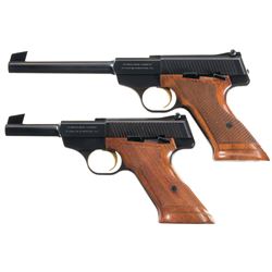 Collector's Lot of Two First Year Production Browning Semi-Automatic Pistols -A) Belgian Browning Ch