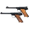 Image 1 : Collector's Lot of Two Colt Semi-Automatic Sporting Pistols -A) Colt Third Series Woodsman Pistol