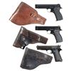 Image 1 : Three French Semi-Automatic Military Pistols with Holsters -A) S.A.C.M. Model 1935A Pistol