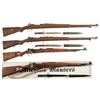 Image 1 : Four Bolt Action Military Rifles -A) Turkish Model 1903 Mauser Rifle with Bayonet