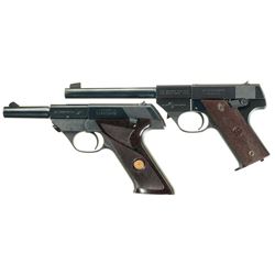 Two High Standard Sporting Semi-Automatic Pistols -A) High Standard Model GB Pistol