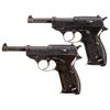 Image 1 : Two Semi-Automatic German Military Pistols -A) Walther P-38 Pistol