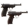 Image 2 : Two Semi-Automatic German Military Pistols -A) Walther P-38 Pistol