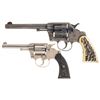 Image 1 : Two Colt Double Action Revolvers -A) Colt New Army Revolver
