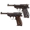 Image 1 : Two German Military Semi-Automatic Pistols -A) Mauser "SVW/45" Code P-38 Pistol
