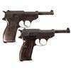 Image 2 : Two German Military Semi-Automatic Pistols -A) Mauser "SVW/45" Code P-38 Pistol