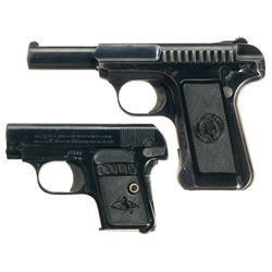 Two Semi-Automatic Pistols -A) Savage Model 1907 Pistol
