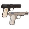 Image 2 : Collector's Lot of Two Colt Semi-Automatic Pistols -A) Colt Model 1908 Pocket Hammerless Pistol