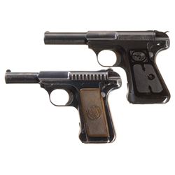 Collector's Lot of Two Savage Semi-Automatic Pistols -A) Savage Model 1917 Pistol