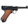 Image 3 : World War II Nazi 1942 Dated Mauser Military 42 Code Semi-Automatic Luger Pistol