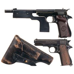 Two Spanish Semi-Automatic Pistols -A) Star Model F Olympic Pistol