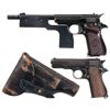 Image 1 : Two Spanish Semi-Automatic Pistols -A) Star Model F Olympic Pistol