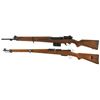 Image 2 : Two Military Rifles -A) Fabrique Nationale Luxembourg Contract Model 1949 Semi-Automatic Rifle