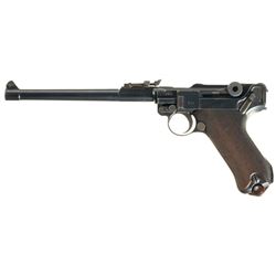 DWM 1917 Dated Artillery Model Luger Semi-Automatic Pistol with F.B.I. Letter