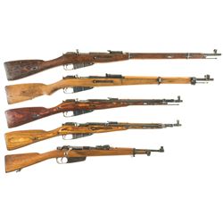 Five Bolt Action European Military Rifles -A) Soviet Mosin Nagant Model 91/30 Rifle