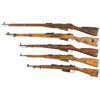 Image 2 : Five Bolt Action European Military Rifles -A) Soviet Mosin Nagant Model 91/30 Rifle