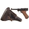 Image 1 : DWM 1917 Dated Luger Semi-Automatic Pistol with Holster