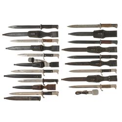 Eleven German Bayonets Including Multiple Dress Bayonets