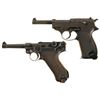 Image 1 : Two Semi-Automatic Pistols -A) Mauser "SVA/45" Code P-38 Pistol