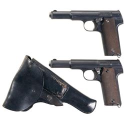 Two Astra Semi-Automatic Pistols -A) Astra Model 600/43 Pistol