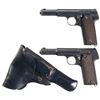 Image 1 : Two Astra Semi-Automatic Pistols -A) Astra Model 600/43 Pistol