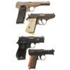 Image 2 : Four Semi-Automatic Pistols -A) Fabrique Nationale Model 1922 Pistol