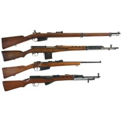 Four Rifles -A) Ludwig Loewe Model 1891 Argentine Contract Mauser Bolt Action Rifle